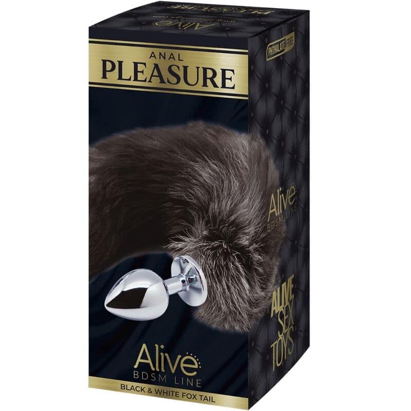 ALIVE - ANAL PLEASURE PLUG METAL FOX TAIL SIZE L - Afbeelding 4